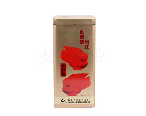 血鸚鵡魚(yú)食增紅魚(yú)飼料鐵罐印刷